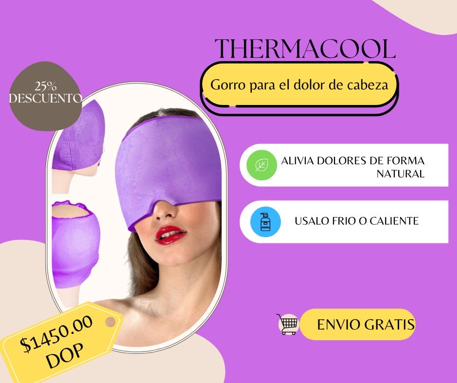 GORRO PARA ALIVIAR DOLORES DE CABEZA